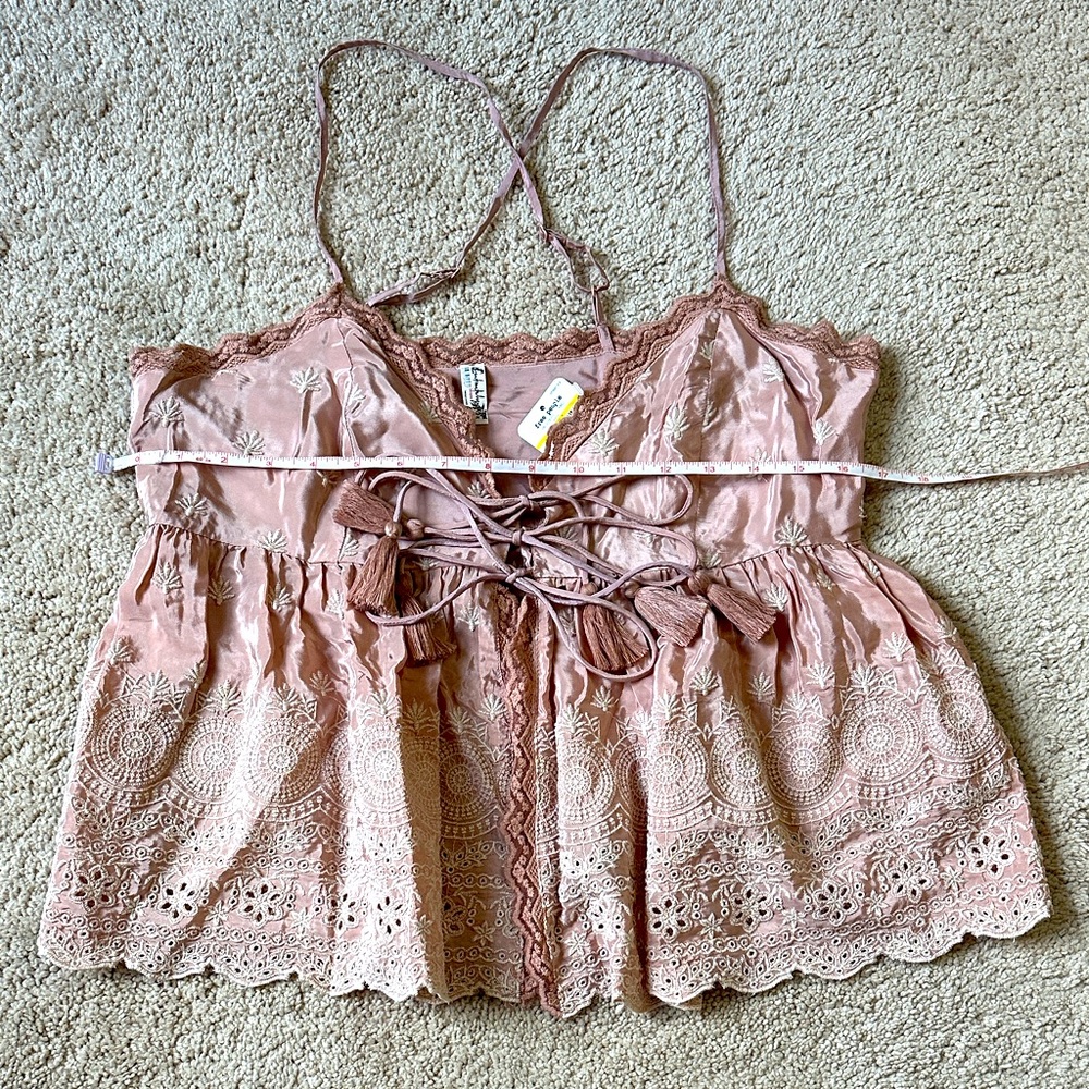 FREE PEOPLE Tie Flyaway Cami